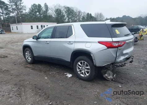 2021 Chevrolet Traverse Fwd Ls z USA, uszkodzony, nr VIN 1GNERFKW0MJ180992